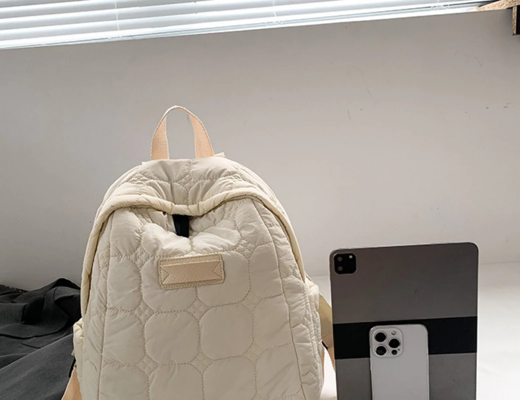 Personalized Canvas Backpack Small Fresh Backpack Women's Simple Casual Lightweight Waterproof Backpack Personalized Bag 5