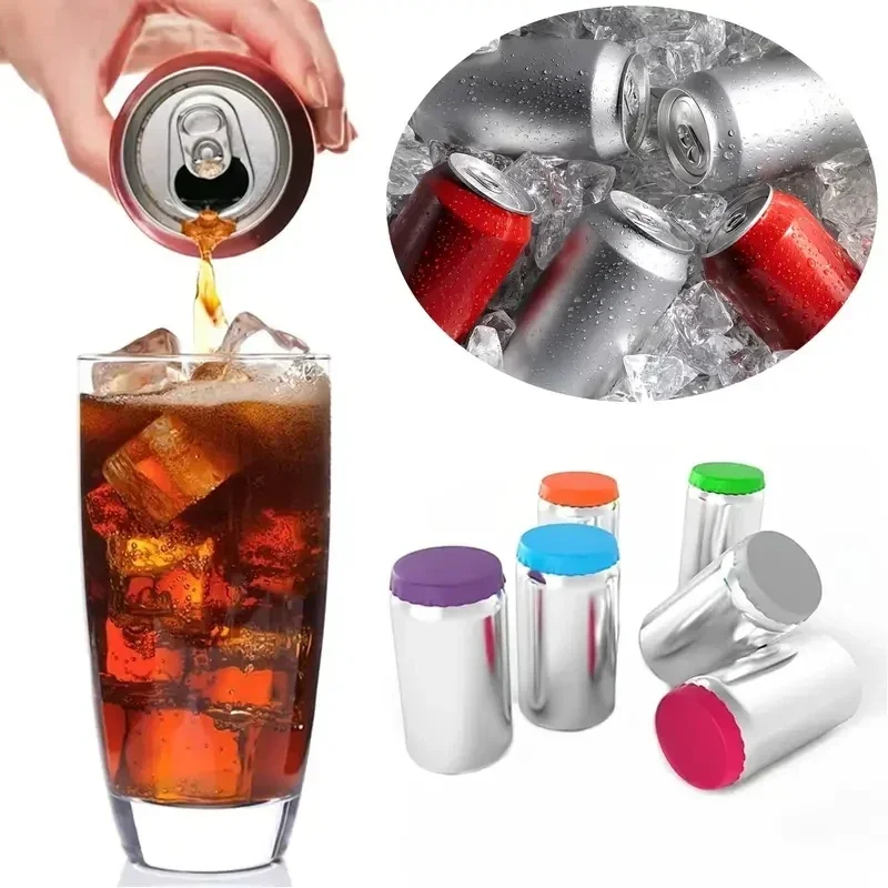 Drink Can Stopper Soft Leak-proof Silicone Water Cup Accessories Can Cover Reusable