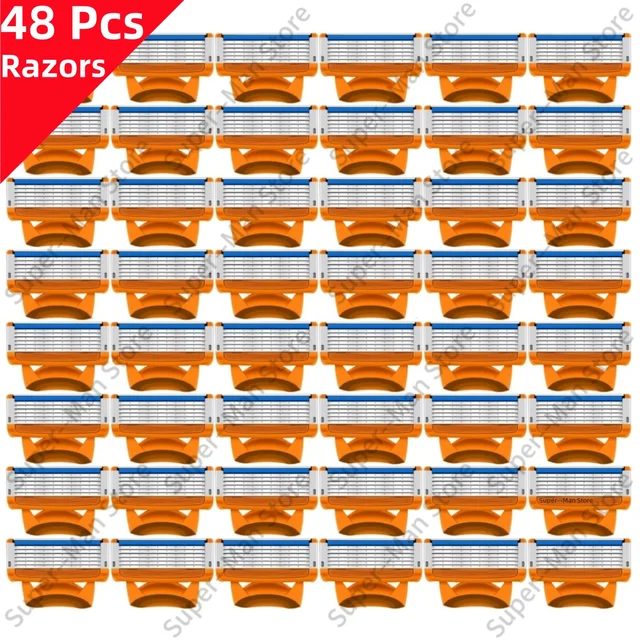 Fusion series ใหม่ 5 ชั้นมีดโกนใบมีด,ใบมีดสํารอง,VINTAGE เปียกโกนหนวดมีดโกน,ป้องกันผิวคลาสสิกมีดโกน 1