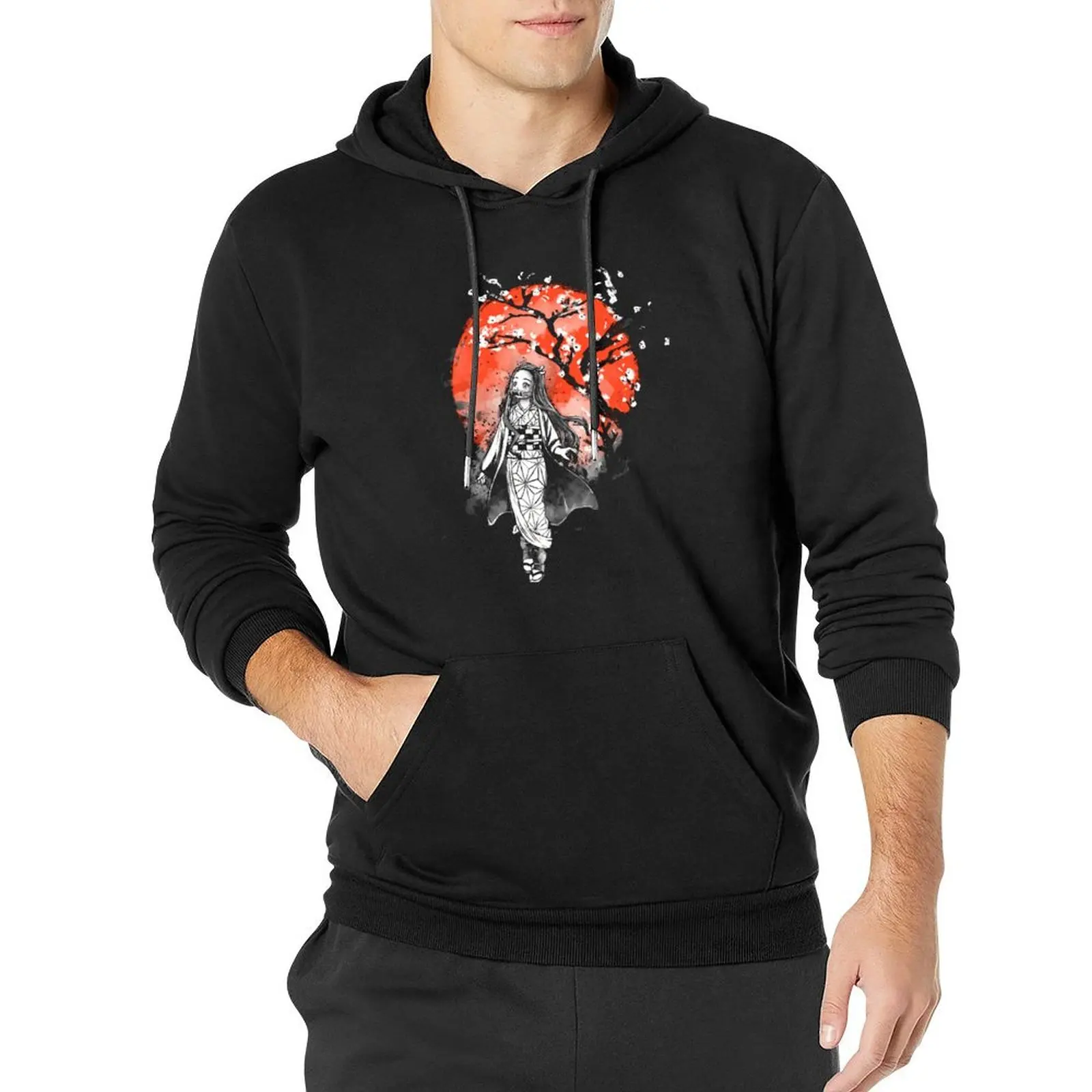 

Demon Girl Nezuk0 Casual Hoodies D-Demon S-Slayer Modern Cotton Sweatshirts Autumn Long Sleeve Street Fashion Oversize Hoodie Gi