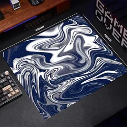 XL Liquid Formation Large Decorative Desk Mat and Mouse Pad - 400x450mm - 3mm thick (Olive Green)