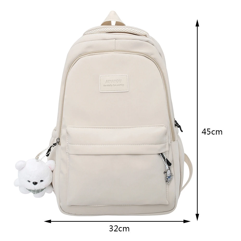 High Capacity Students School Backpack School Bag for Girls College Women's Backpack Laptop Cute Travel Book Bag Nylon Rucksack