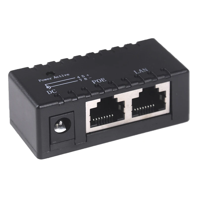 IP 카메라 VoIP 전화 네트워크 AP 장치용 패시브 POE 인젝터 12V - 48V