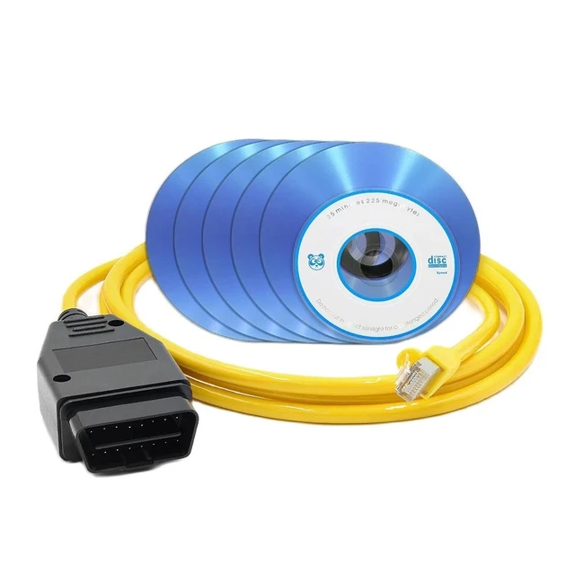  LoongGate Câble Ethernet vers OBD2 pour BMW Série F E