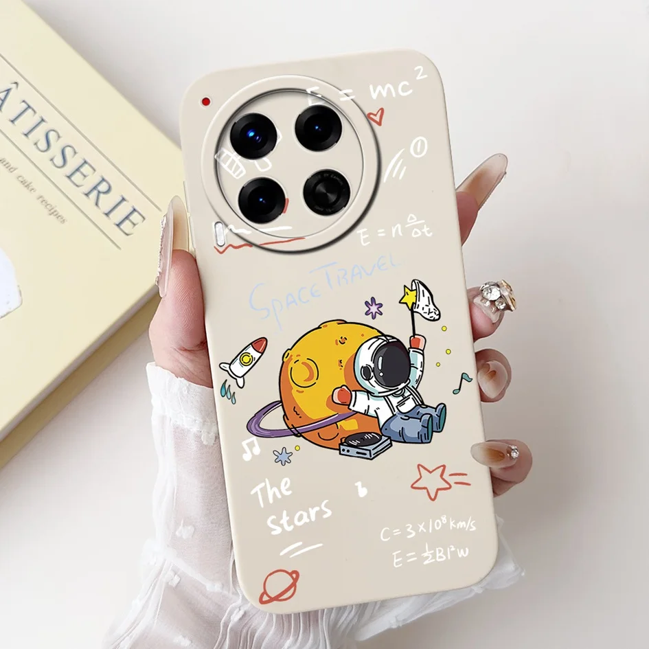 Cute Astronaut Soft TPU Case with Camera Protection