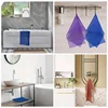 2pcs African Exfoliating Sponges Towel Mesh Bath Scrub Washcloth Double Side Wash Bath Loofah for Smooth Skin Back Shower Scrubb 6
