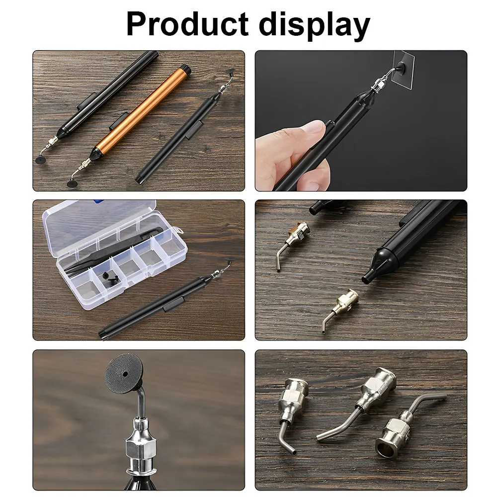 Soldeer Zuigpen Handmatig NICEYARD Vacuüm Zuig Pen Hand Tool Set Met 3 Maten... - Vicedeal Desoldering Iron