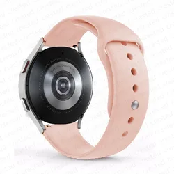 Versatile 20mm/22mm Silicone Smartwatch Strap - Durable & Stylish Replacement Band for 20mm (Vintage rose)