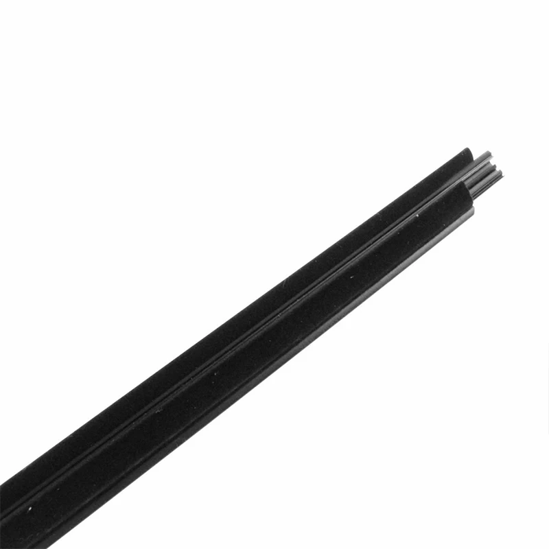 4Pcs Outer Door Window Glass Weatherstrip Belt Moulding Trim Sealing for Toyota Sequoia 2008- Front Rear Black