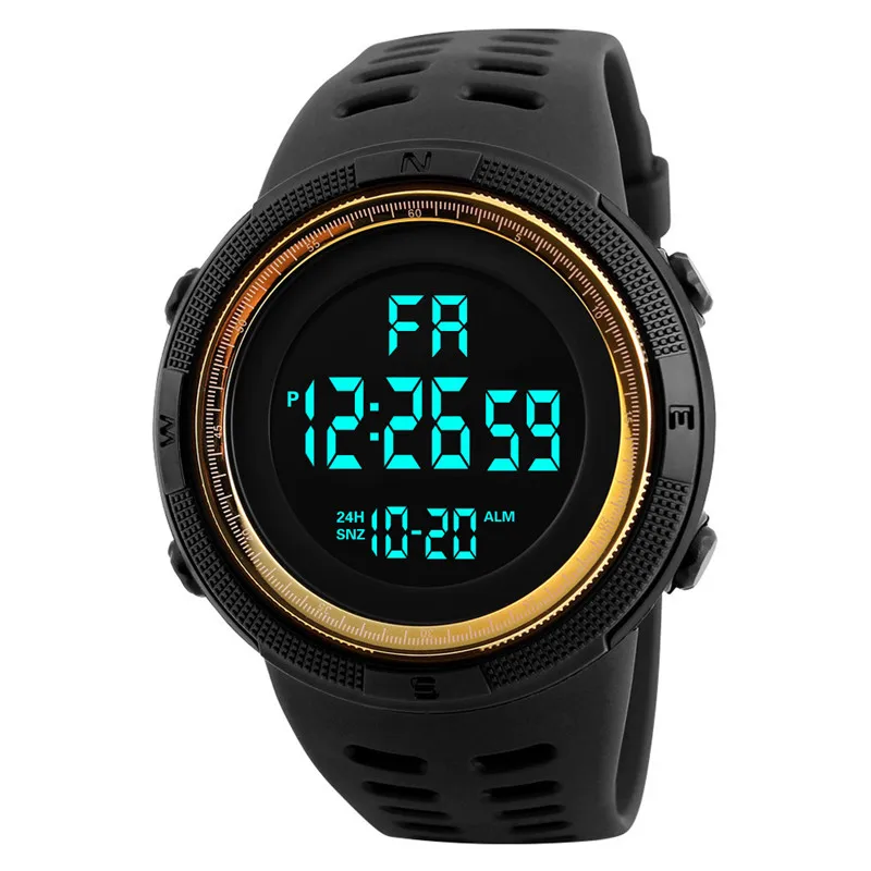 Watch Men Digital Electronic Watch Date Stopwatch Electronic Hand Watch Unisex Sports Watch Led Display Men and Women Watches