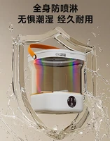 Petite machine à laver portable pour chaussettes, sous-vêtements, mini dortoir simple, lavage visuel intégré 6