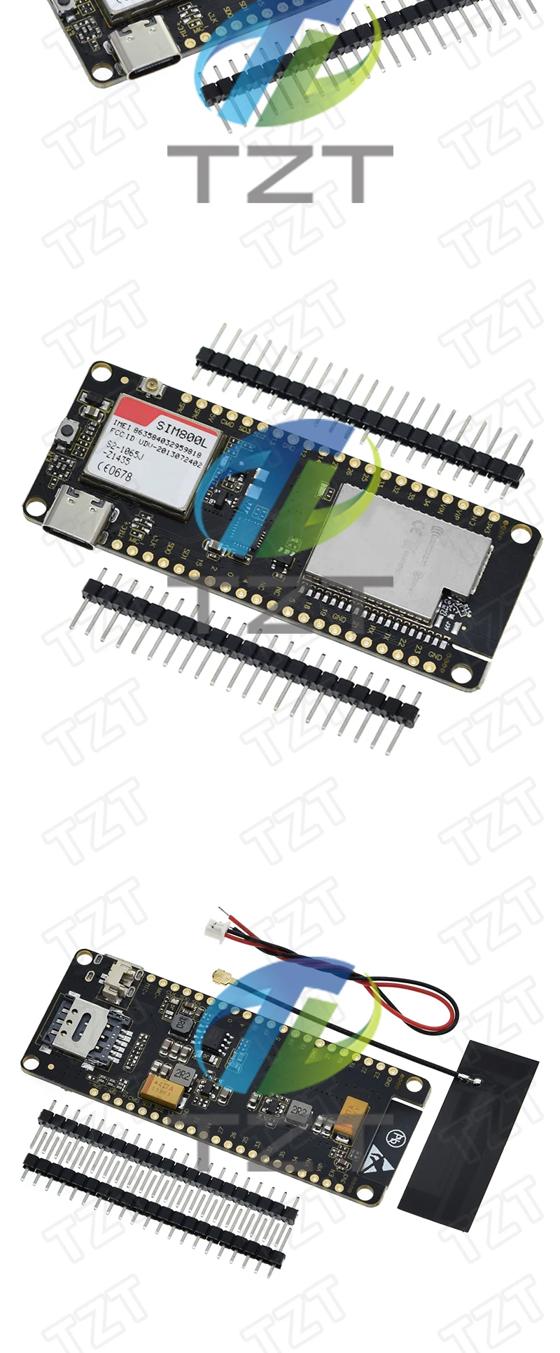 Tzt ttgo t-call v5.0 esp32 Funkmodul sim Antenne sim Karte sim800l Modul und gsm/gprs Antenne für arduino – Detail 9