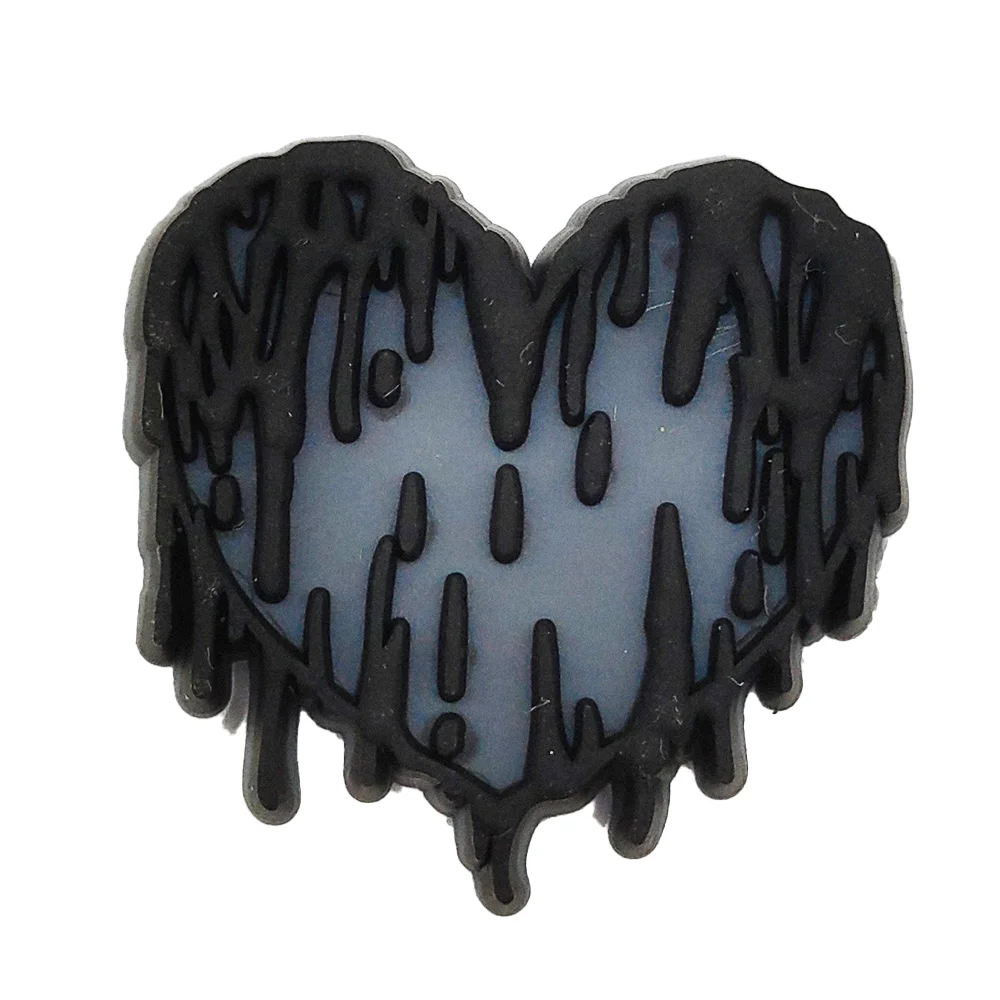 Schwarz weiß cool Ghost Bone Halloween Schuh Charms für Clogs Sandalen Dekoration Schuh zubehör Charms für Freunde Jungen Geschenke – Detail 9
