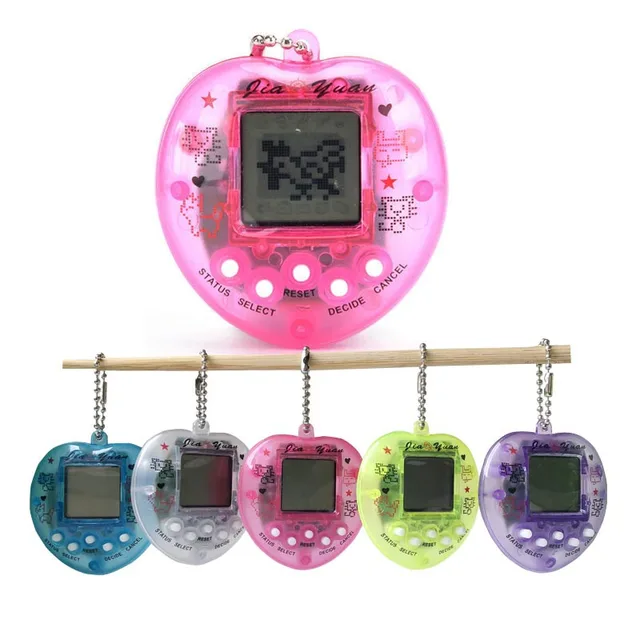 1PC Transparent Electronic Pets Nostalgic Virtual Cyber Digital Pet Toys Pixel Funny Play Toys Virtual 5
