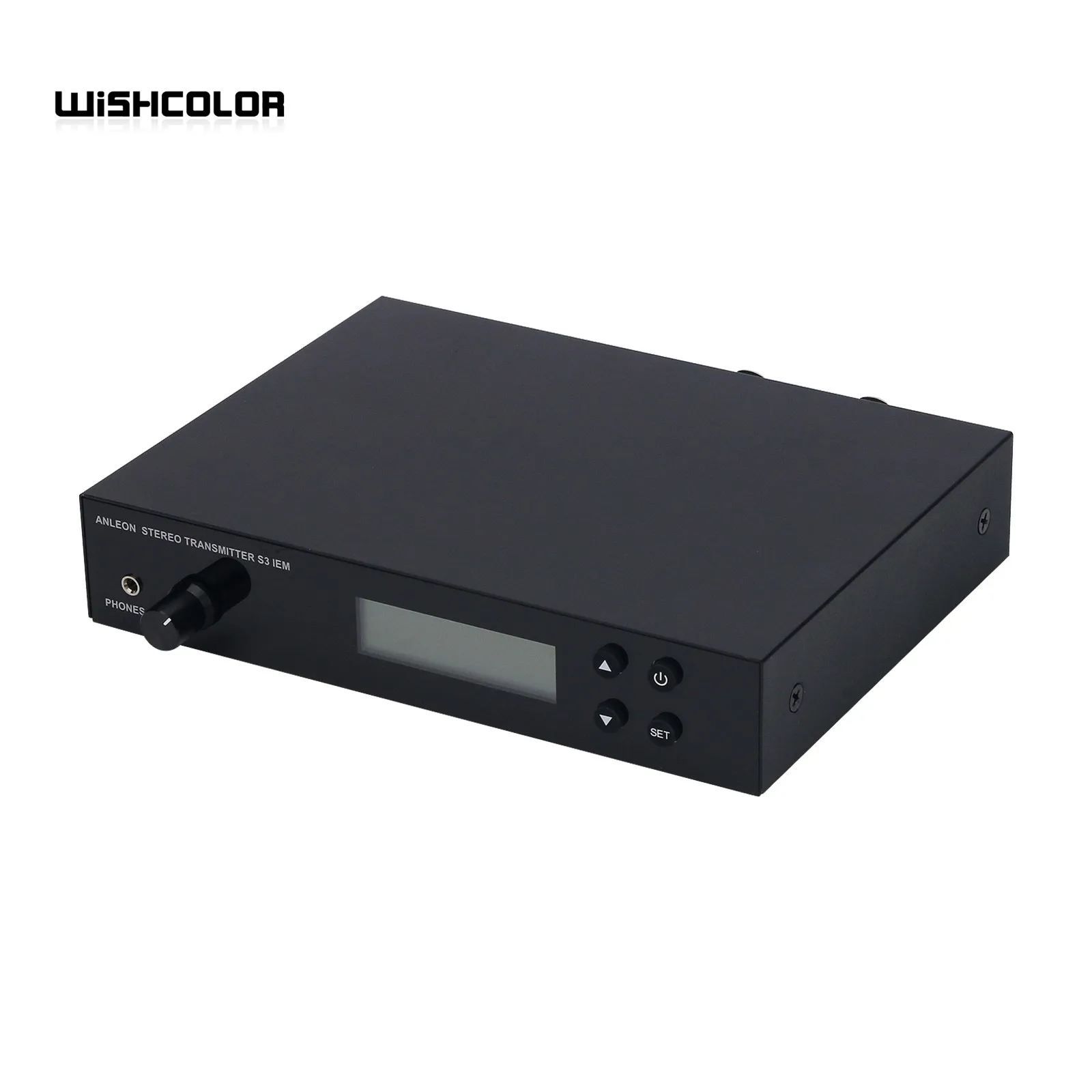 ANLEON S3D 560-596MHz 송신기+수신기 키트 스테레오 무선 인이어 모니터 시스템 (무대 공연용)