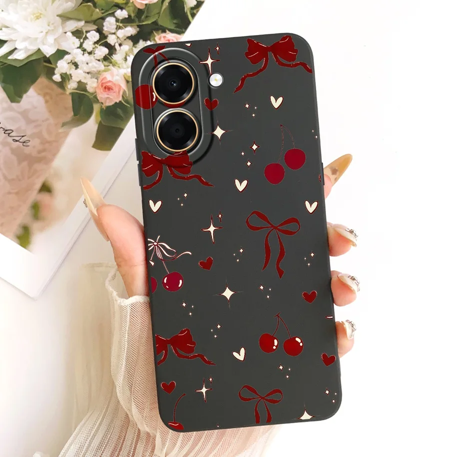 Pretty Flower Candy Painted Soft Silicone Phone Case - Back Cover & Bumper