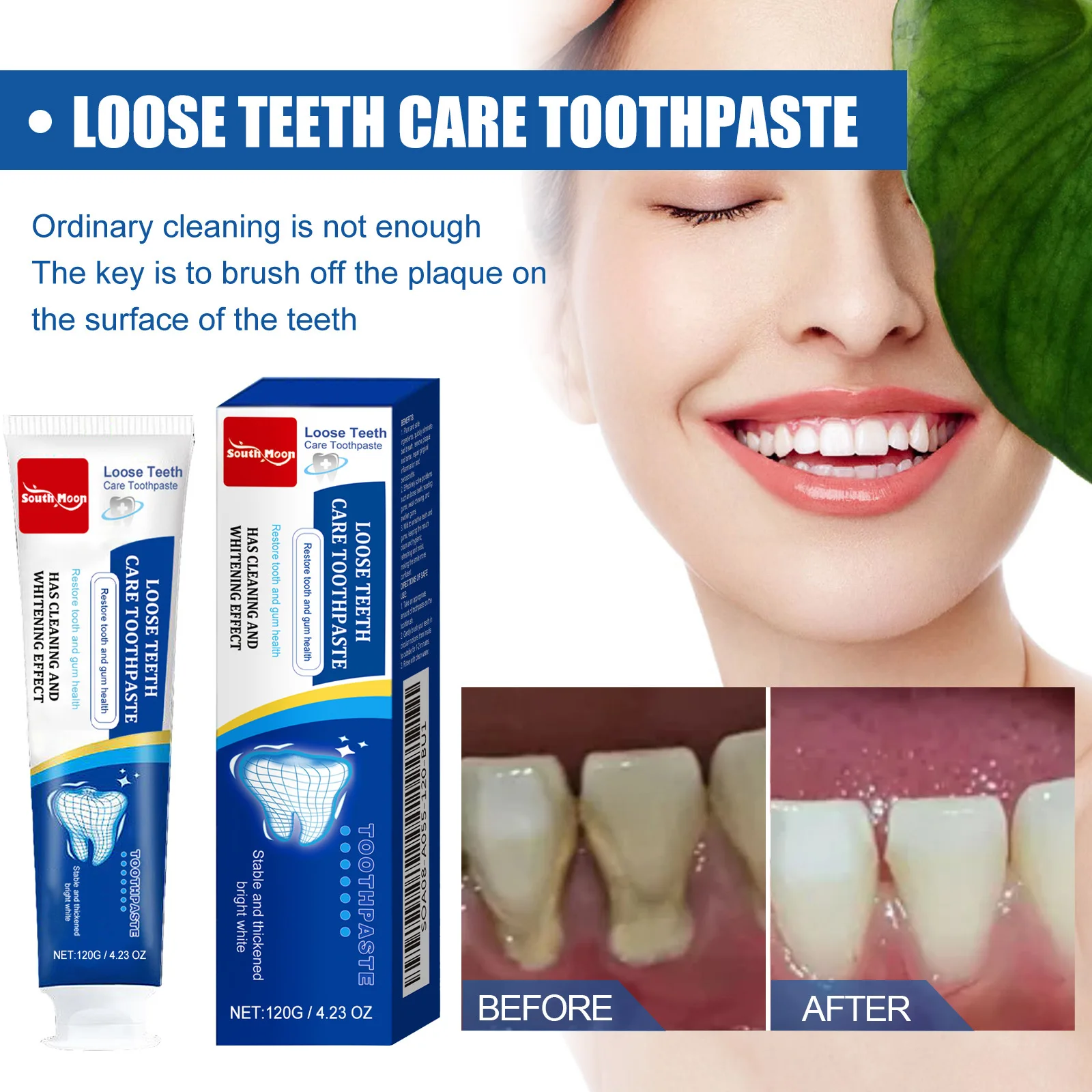 Teeth Whitening Toothpaste Dental Calculus Remover Plaque Stains Cleaning Oral Hygiene Prevent Periodontitis Dental Tools Care
