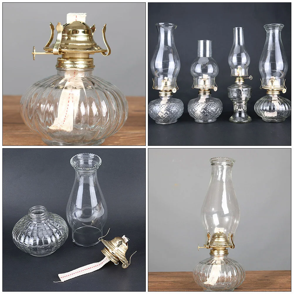 2 Pcs Home Useful Oil Lamps Wick for Oil Lamp Replacement Kerosene Oil Lamp