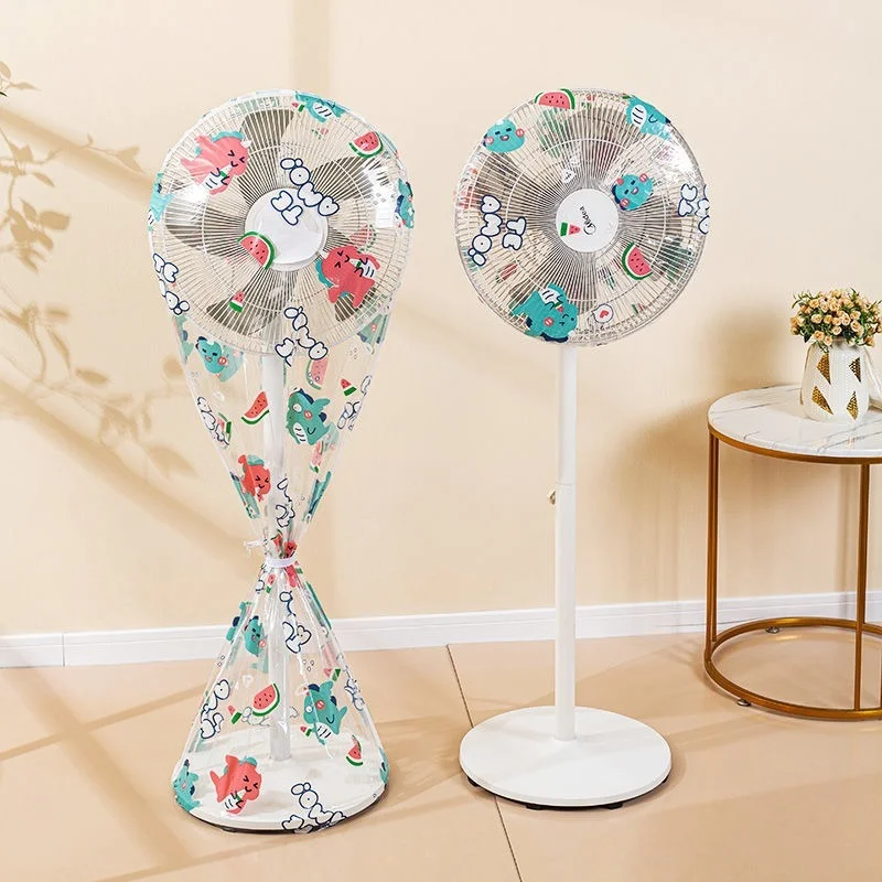 Cartoon Electric Fan Covers Household Waterproof Moisture Proof All-inclusive Floor Dust-cover Universal Protective Pouch