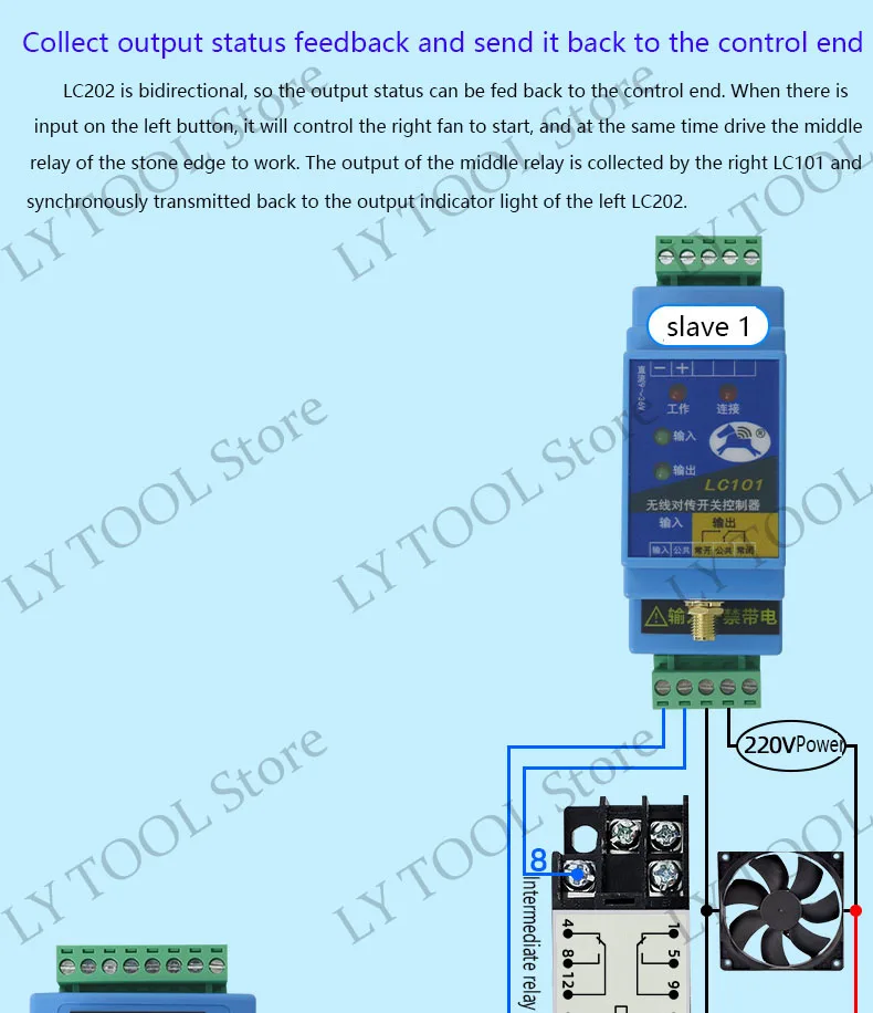 Switch Quantity Wireless Transmission Module Remote Control Relay Output Water P