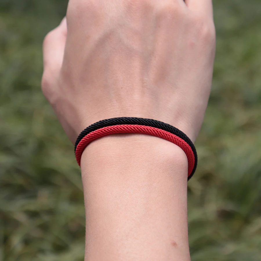 Noter Neue Männer Armband Grade A 4mm Bicolor Milan Seil Armband Dunkelblau Gelb Ukraine Armband Accesorios Hombre Freund geschenk – Detail 12