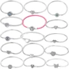 925 Sterling Silver Heart Clasp Charm Bracelet Soft Smooth Snake Chain Bracelets for Women Pendant Jewelry DIY Accessories Gift