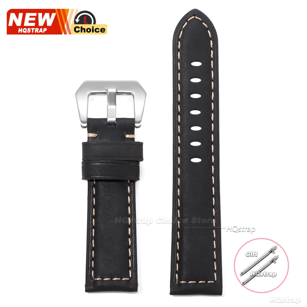 Timeless Quick Release Leather Smartwatch Band - Universal Fit Strap