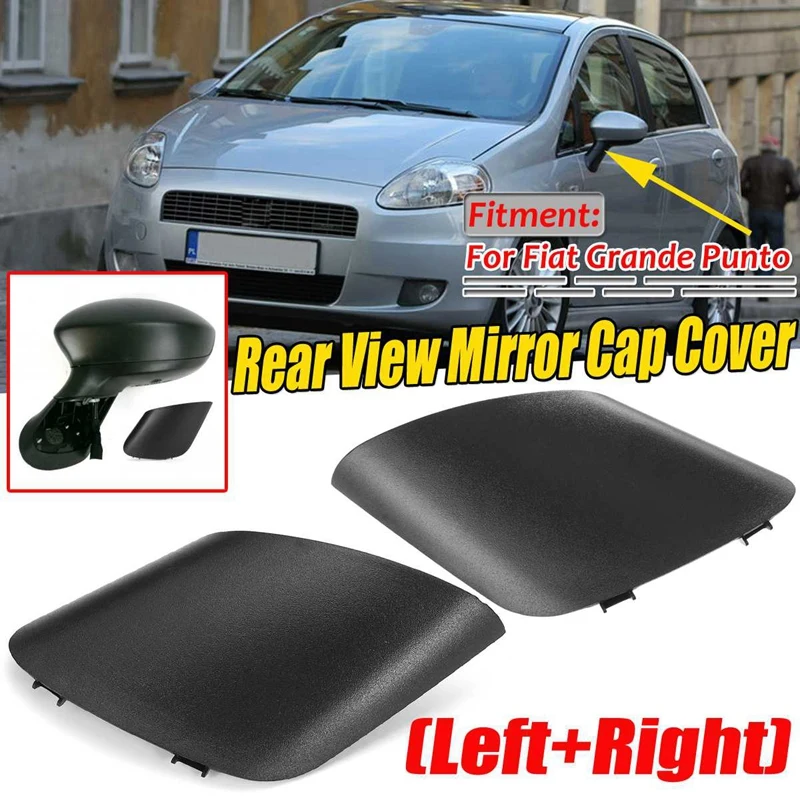 Per Fiat Grande Punto / Evo Hand / Nearside Door Mirror Coprivite Trim
