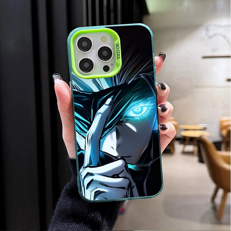 Stylish Matte Cool Jujutsu Satoru Gojo Phone Case Cover