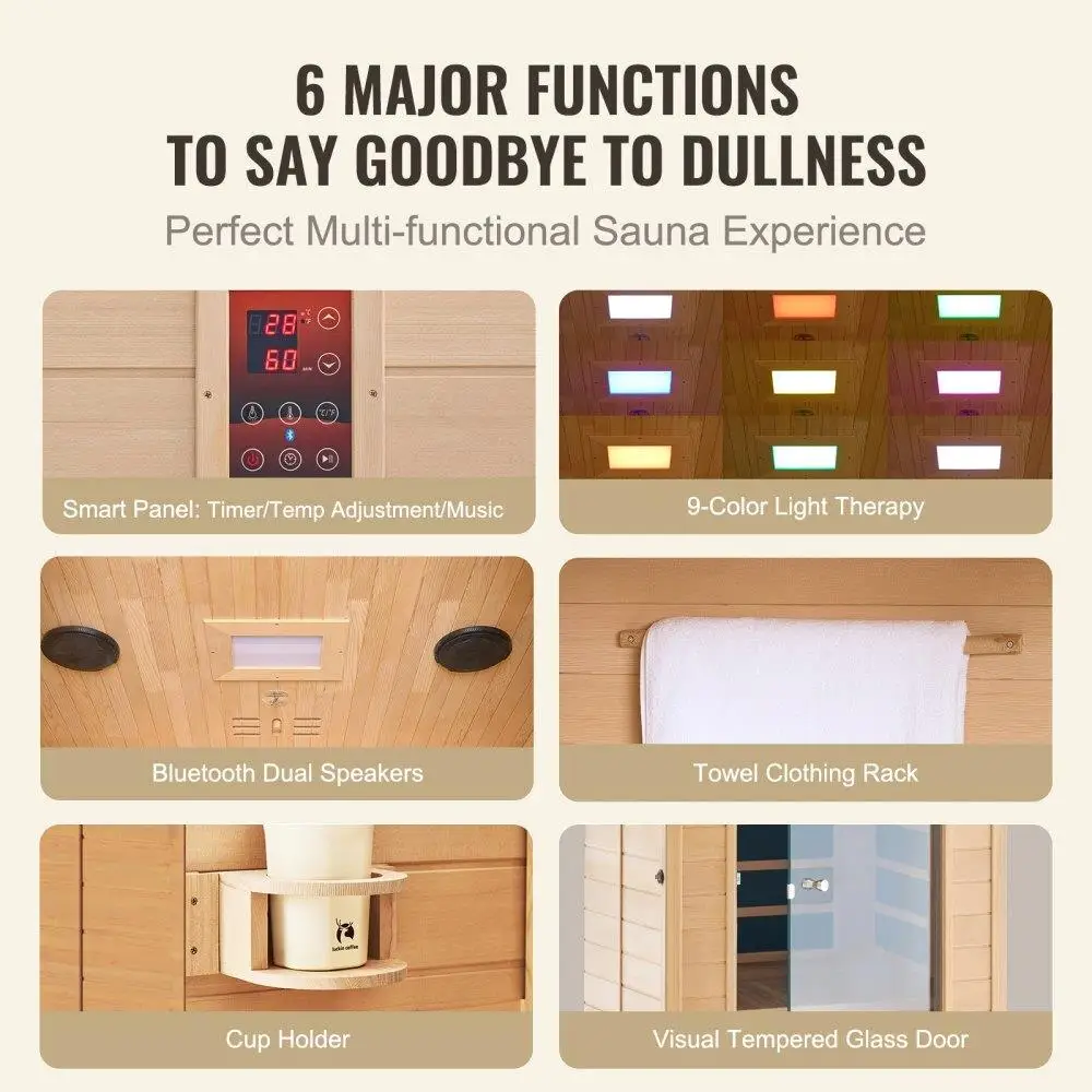 Compact Infrared Sauna Room 3