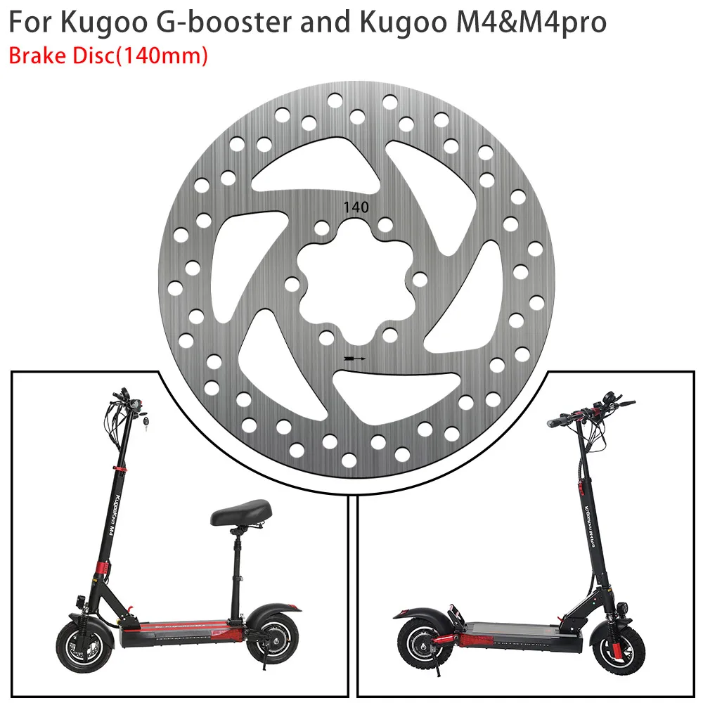 Plaquettes de rotor de disque de frein pour scooter électrique, Kugoo  figurine et safepro, Kugoo g-booster, roue arrière, 140mm - AliExpress