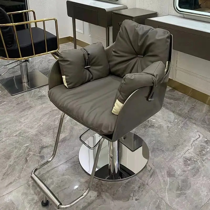 Professional Vintage Chair Adjustable Saloon Stylist Luxury Barber Chair Pedicure Hydraulic Taburete Con Ruedas  Furniture DWH professional barber chair luxury leather cosmetic swivel chair dentist lounges bar taburete ruedas hairdressing furniture wyz