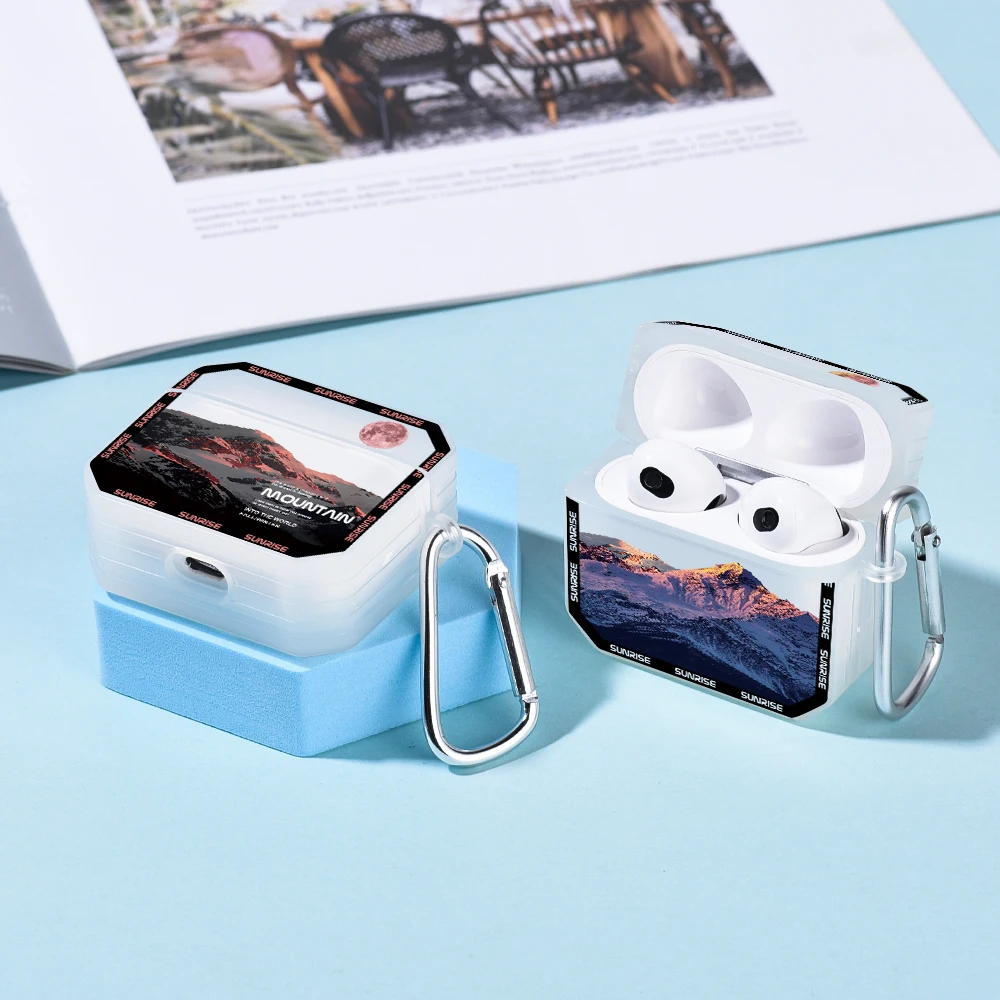 Mountains Airpods Pro Case Clear Airpods Pro Cute AirPod Case 