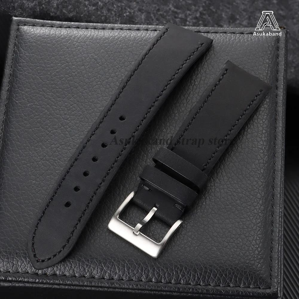 Oil Wax Crazy Horse Leather Watchband - Premium Men's and Women's Wristband