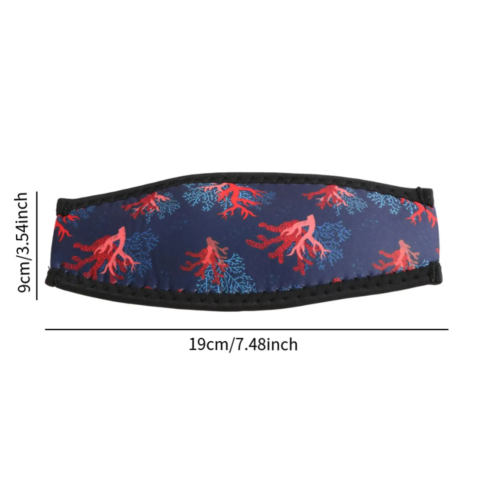 Neoprene Diving Mask Strap Cover - Hair Protector for Snorkeling and Swimming