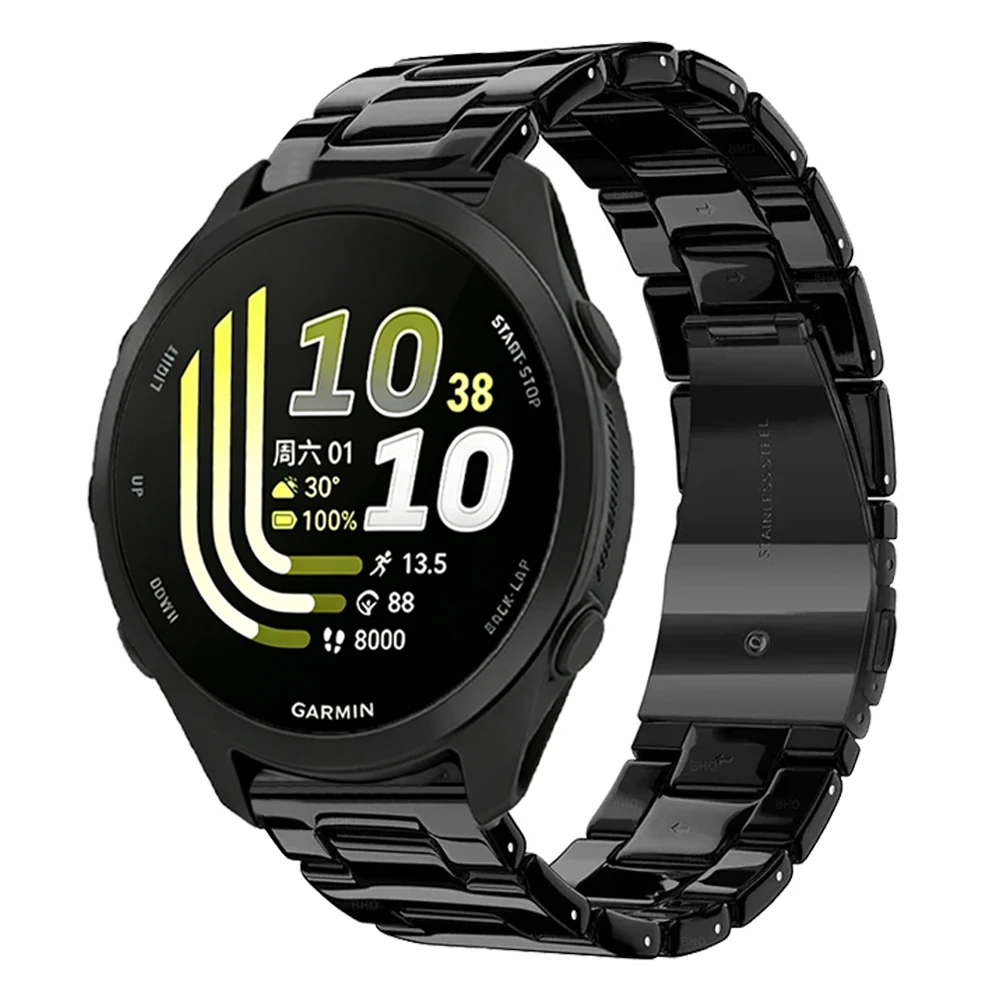 Comfortable Resin Strap Bracelet - 20mm & 22mm - for Smartwatches