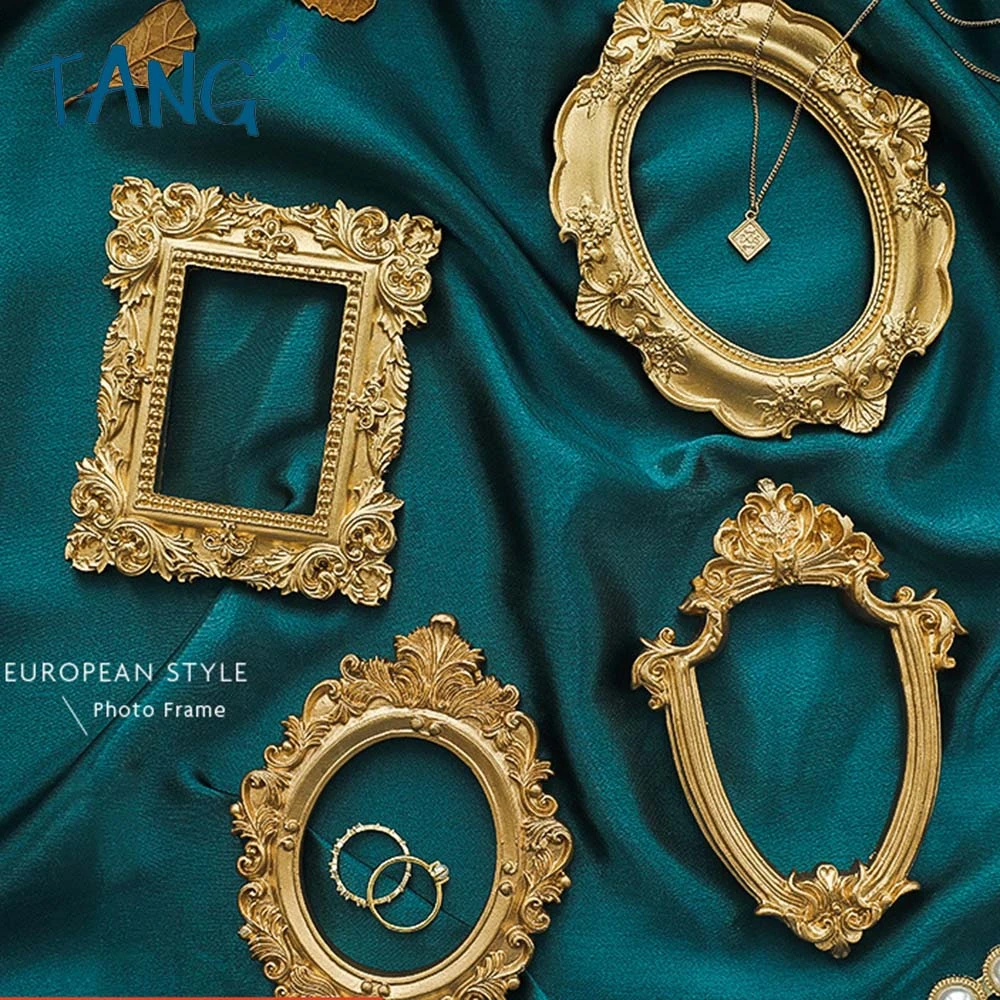 Marco de fotos Para de uñas, accesorios de fotografía de fondo para sesión fotos, joyería artística, color dorado| | - AliExpress