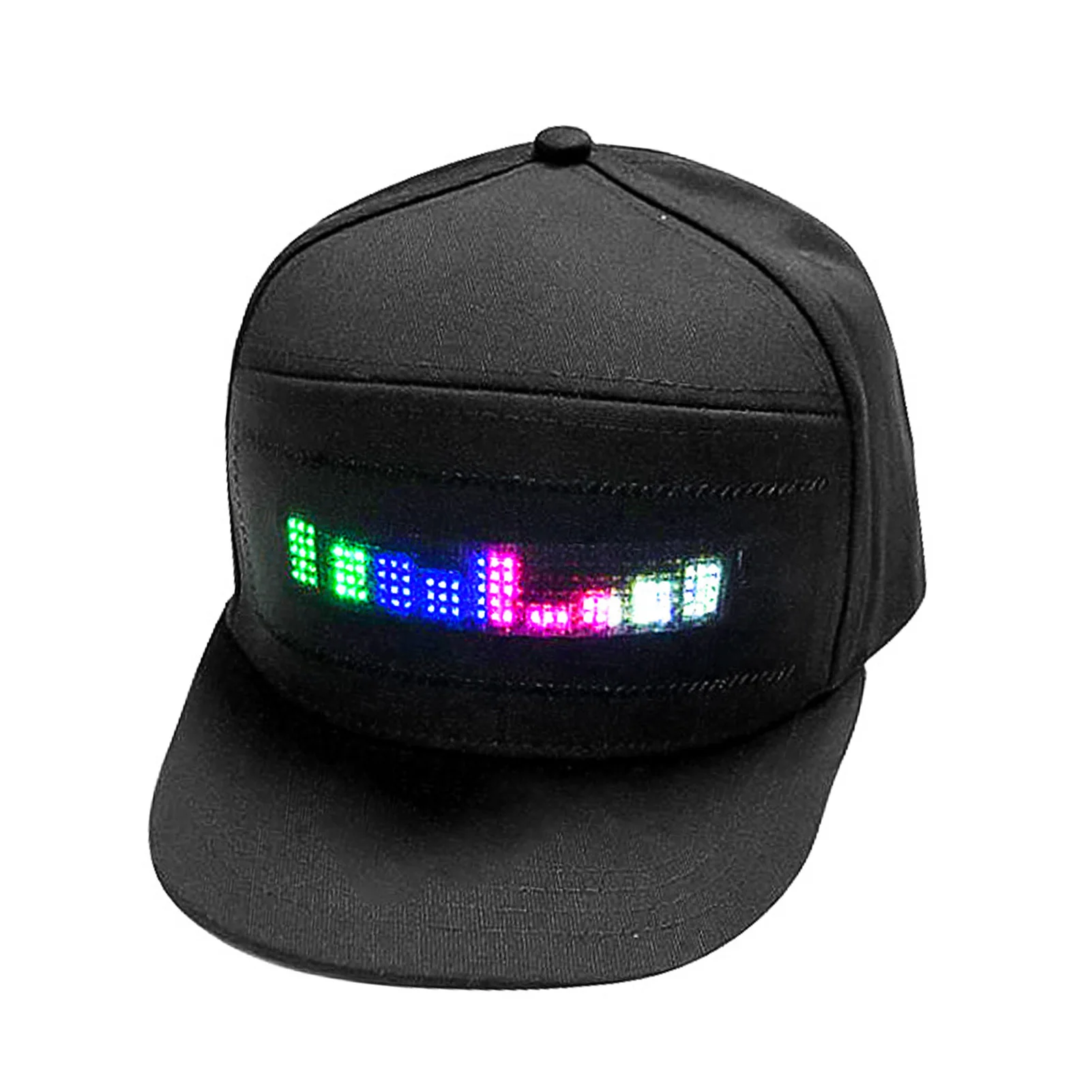 LED Programmable Bluetooth APP Control Editable Colorful Hat for Outdoor Concert Carnival Smart Hat smart hat