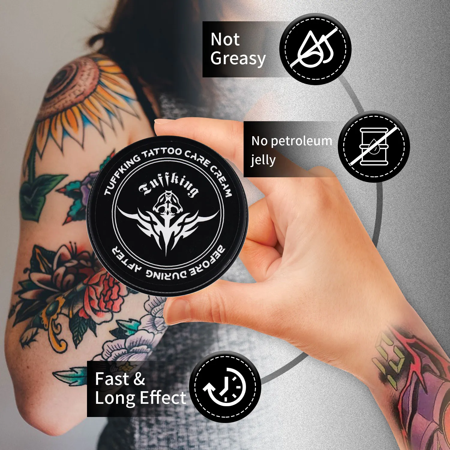 Mad Rabbit Tattoo Balm & Aftercare Cream - Tattoo Lotion for Color