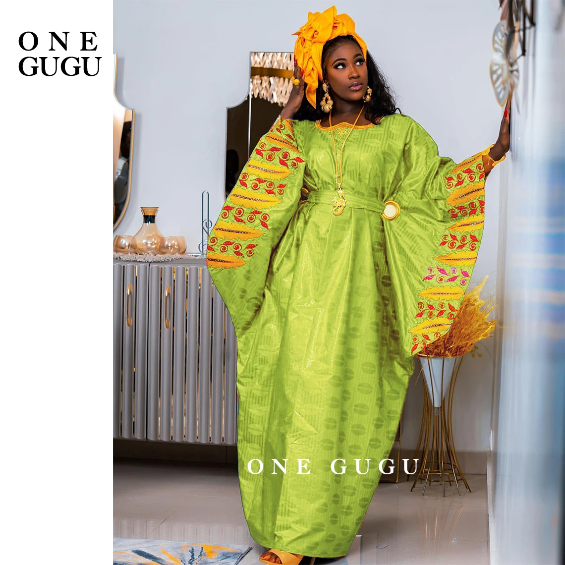 African Original Bazin Riche Boubou With Embroidery And Stones Mix Size Nigerian Women Wedding Dashiki With Belt Basin Dresses