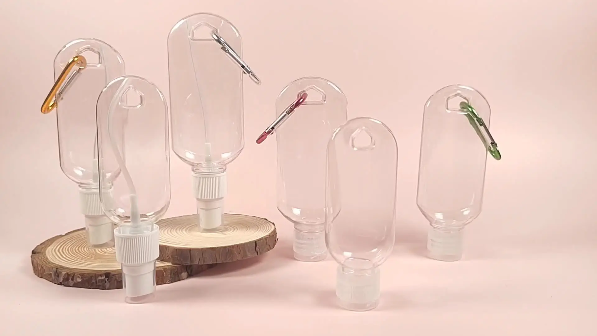 Bottigliette Portatili Da Viaggio 4 Pezzi - Con Portachiavi In Pelle, Antiperdita | Per Disinfettante O Cosmetici - Foto 8