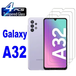 Premium HD Tempered Glass Screen Protector Film - 2/4 Pack for 4 pieces (For Galaxy A32 4G)