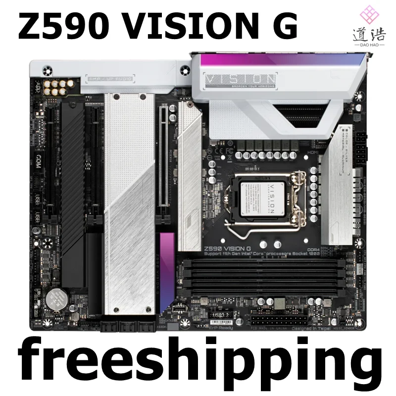 For Z590 VISION G Motherboard 128GB LGA 1200 DDR4 ATX Z590 Mainboard 2 S15b90a34c1d04b92b334cf83b1496a4fl