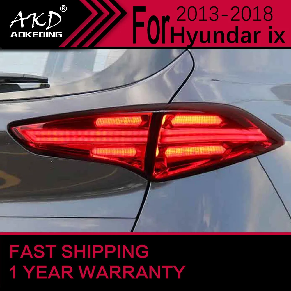 

Car Lights for Hyundai Tucson LED Tail Light 2015-2018 Tucson Rear Stop Lamp Brake Signal DRL Reverse Automotive Accessories