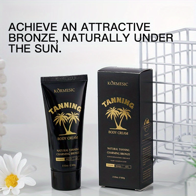 Tanning Lotion Self Tanner Body Cream Skin Care,Natural Tanning Oils&Lotions Charming Bronze,Daily Use&Beach Vacations For Body
