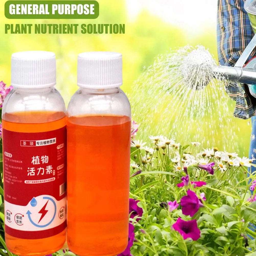 Plant Growth Enhancer Supplement - Universal Flower Fertilizer for Healthy Succulent Roots