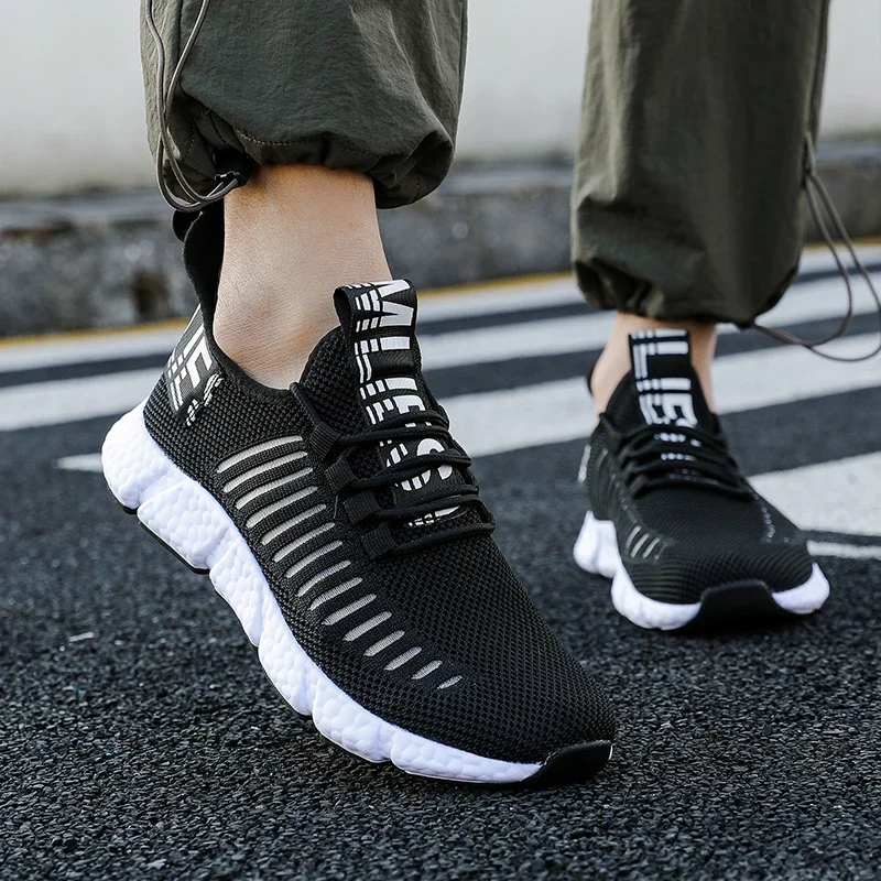 Summer Men Sneakers Lightweight Breathable Mesh Outdoor Casual Shoes Fashionable Tennis Training Shoes Men's Shoes Free Shipping 3