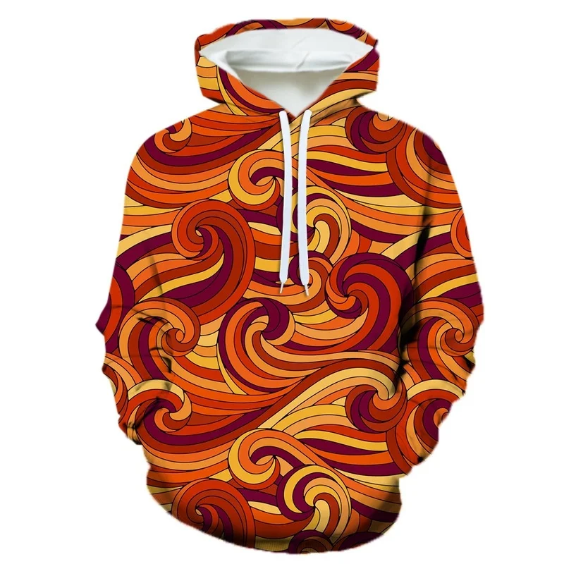 thumbnail image 1 of Sudadera con capucha con estampado de olas en 3D para hombre, sudadera con patrón Harajuku, moda informal de otoño, jerséis de gran tamaño, ropa de calle de manga larga, 1 of 4