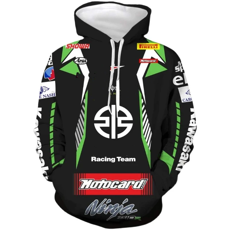 

2024 Hot selling Spring and Autumn Motorcycle Club Leisure Sports Hoodie Outdoor Racing Rally Training Pullover