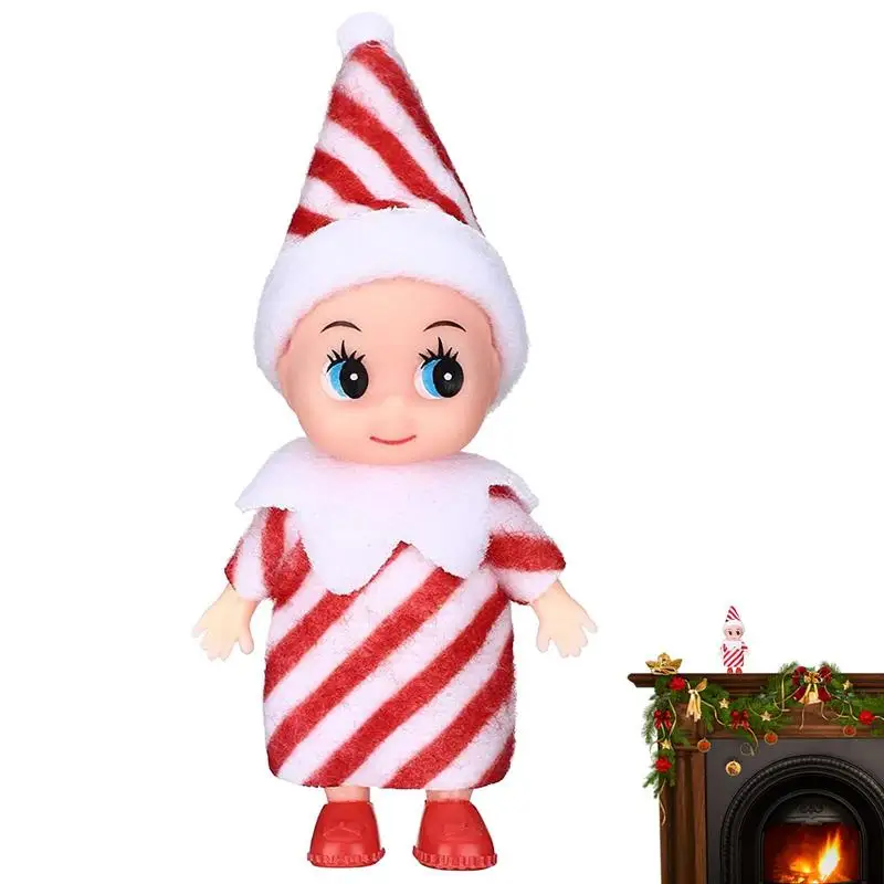Mini Fairy Doll Baby Simulation Doll Popular Toys Movable Arms Legs Girls Elfs Ornaments Christmas Dolls christmas decorations assembled toys